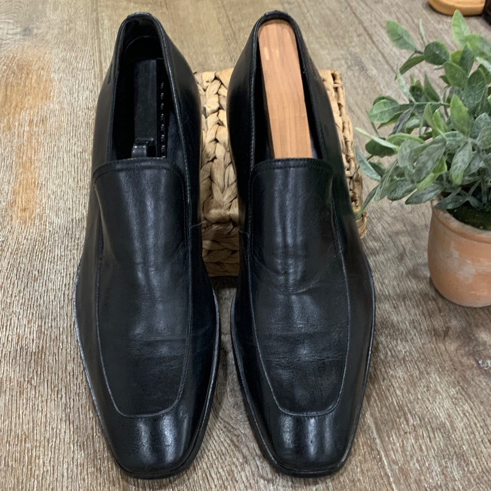 Hugo Boss Black Leather Loafers